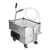 VEVOR Portable Oil Filtering Unit, 18L Capacity, 10 L/min Filtering Speed, Equipped with Swivel Casters and Oil Hose, Ideal for Fast Food Venues