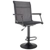 VEVOR Hunting Chair, 360Â° Silent Swivel, Lightweight Blind Chair, Heavy-Duty Steel Frame Ground Stool Seat, with Padded Armrests, Height Adjustable