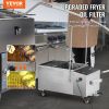 VEVOR Portable Oil Filtering Unit, 38L Capacity, 10 L/min Filtering Speed, Equipped with Swivel Casters and Oil Hose