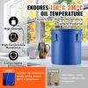 VEVOR Fryer Grease Bucket, 6 Gal Oil Disposal Caddy Carbon Steel Fryer Oil Bucket with Rust-Proof Coating, Oil Transport Container with Lid