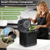 28110550 Kitchen Waste Combiner 500W Home Waste Processor with LED Display, Activated Carbon Filter, 4L Food Waste Crusher