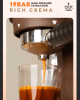 PSME2603 Semi-Automatic Coffee Grinder with 19bar Extraction for Rich Oils. Features 11 precision grind levels, 220g coffee pod