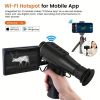GTGUARD AI15 Thermal Monocular - 384Ã—288 HD AMOLED, 8X Zoom, WiFi Hotspot & USB-C Rechargeable, Infrared Scope for Hunting/Outdoor